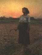 Jules Breton The Song of the Lark china oil painting reproduction